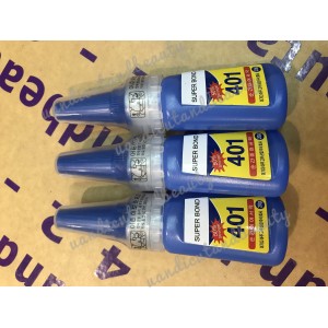 กาว401 สูตรเจล ติดเล็บของเกาหลี Nail Glue (20 กรัม) 1ขวด จัดรายการพิเศษ