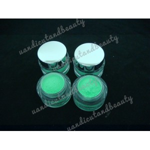 ผงปั้นดอกสีเขียวเข้มD/Green Acrylic Powder 3DA 15g จัดรายการ 