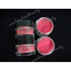 ผงปั้นดอกสีแดง Red Acrylic Powder3D USA 50g จัดรายการ 