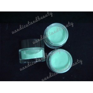 ผงปั้นดอกสีเขียวอ่อน Green Acrylic Powder 3DA 50g จัดรายการ 