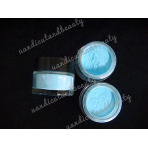 ผงปั้นดอกสีฟ้า Blue Acrylic Powder 3D USA 50g จัดรายการ 